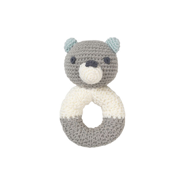 Oline bamse rangle, white/grey/blue, Franck & Fischer