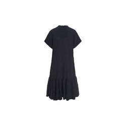 Crinckle Check Flounce Dress, black, BITTE KAI RAND