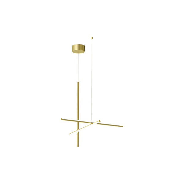 Coordinates Suspension 1 taklampe, anodized champagne, Flos