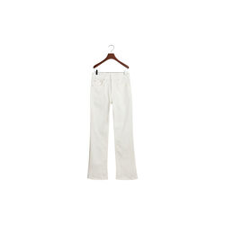 Slim Fit Flared White Jeans, eggshell, Gant