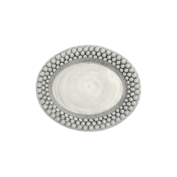 Bubbles tallerken 20x16 cm, grey, Mateus