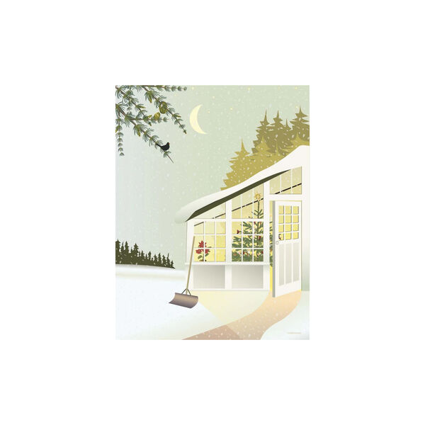 Christmas in the greenhouse plakat, 40x30 cm, ViSSEVASSE