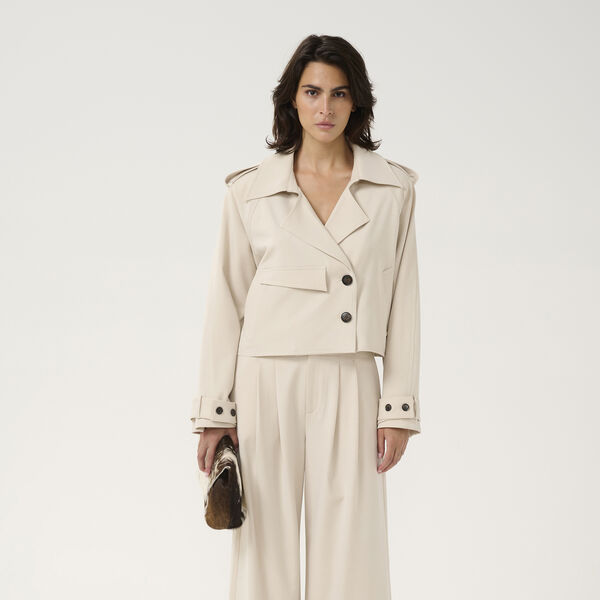 GZedina kort jakke, ancient scroll, Gestuz