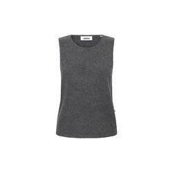 Auburns 3801 strikket vest, gr&aring; melange, Minimum