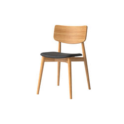 Chiara Dining Chair, black/oiled oak, Bruunmunch Furniture