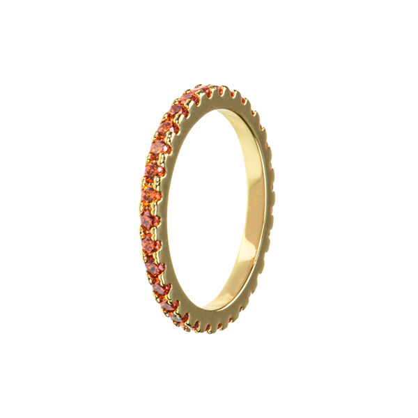 Emilia ring, orange, Emilia by Bon Dep