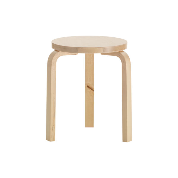 Stool 60, villbj&oslash;rk, Artek