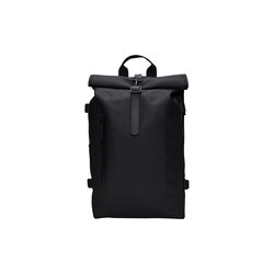 Rolltop Rucksack Large, black, Rains