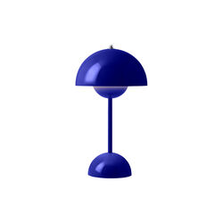 Flowerpot VP9 oppladbar bordlampe, Cobalt Blue, &Tradition