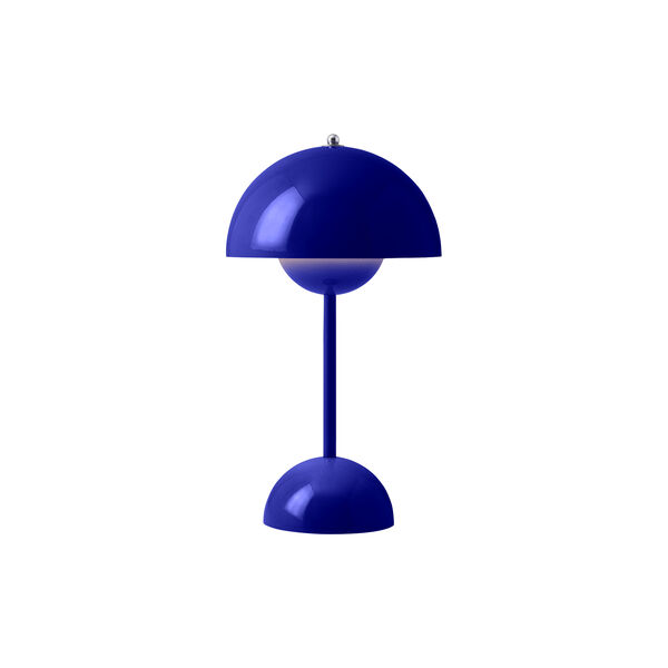 Flowerpot VP9 oppladbar bordlampe, Cobalt Blue, &Tradition