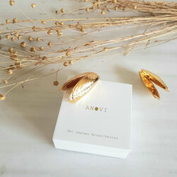 Bl&aring;skjellbestikk, gullforgylt, Anovi