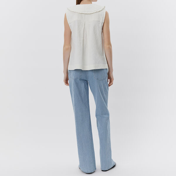 Annikasw Vest, snow white, Sofie Schnoor