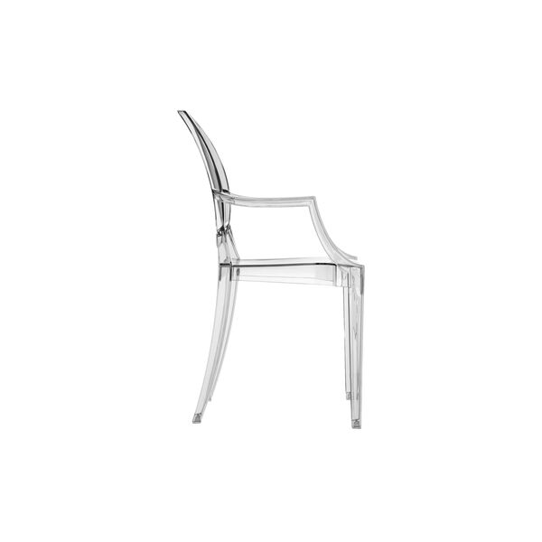 LOULOU GHOST KIDS stol, crystal, Kartell