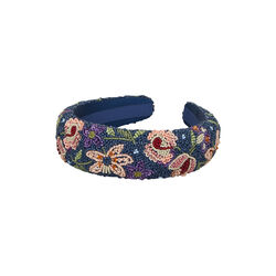 Primula Wide Beaded Hairbrace, legion blue, Becks&ouml;ndergaard