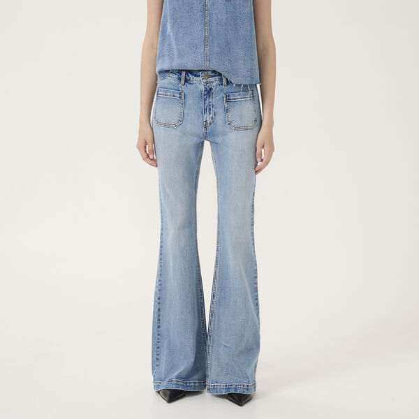 DangoMW 144 High X-Wide Bootcut, lysebl&aring; retrovask, My Essential Wardrobe