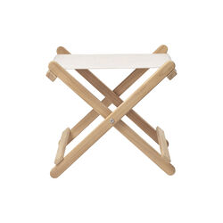 BM5768 Deck Stool, teak/beige, Carl Hansen & S&oslash;n