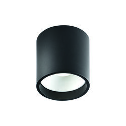 SOLO 2 ROUND taklampe, sort/hvit, LIGHT-POINT