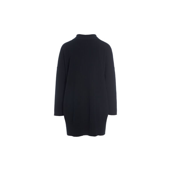 Saku blusse med v-hals, black, BITTE KAI RAND