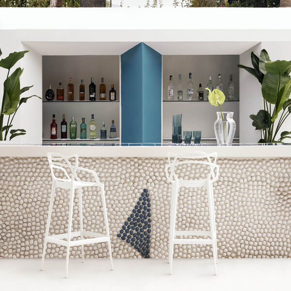 MASTERS skammel, white, Kartell