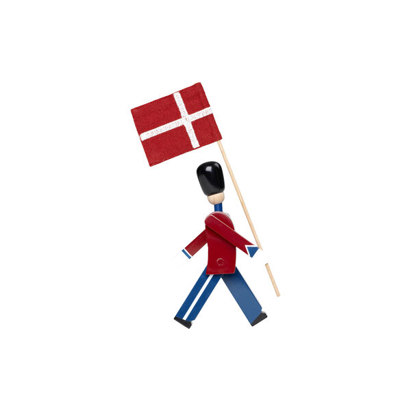 Kay Bojesen faneb&aelig;rer med tekstilflagg, mini, Kay Bojesen Denmark