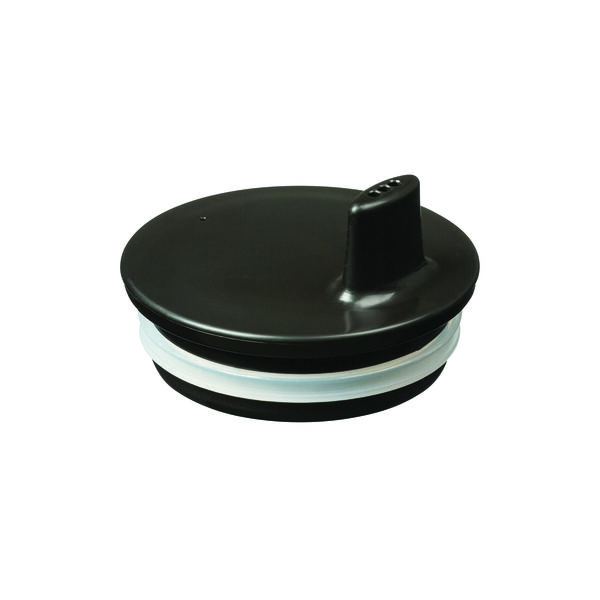 Drikkelokk, sort, Design Letters