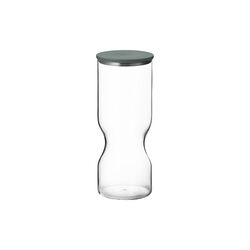 ALFREDO oppbevaringsboks large 1,5 L, glass/gr&oslash;nn, Georg Jensen