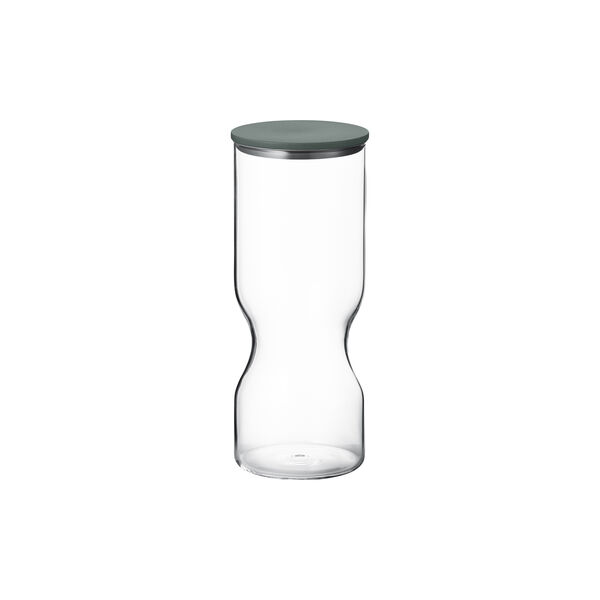 ALFREDO oppbevaringsboks large 1,5 L, glass/gr&oslash;nn, Georg Jensen
