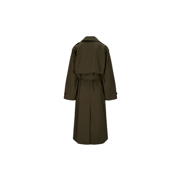 Aberdeen Trench Coat, armygr&oslash;nn, Katrin Uri