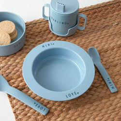 Mini Favourite startsett, lysebl&aring;, Design Letters