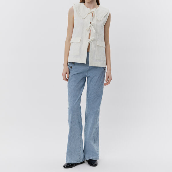 Annikasw Vest, snow white, Sofie Schnoor