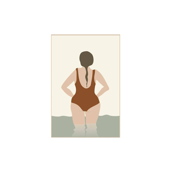 Woman and sea plakat, ViSSEVASSE