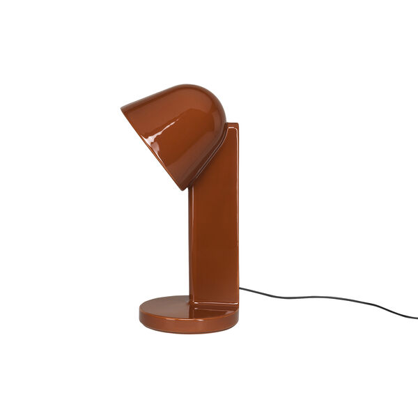 C&eacute;ramique Down Table Lamp, rust red, Flos
