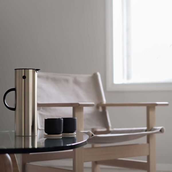 EM77 termokanne 1 L, brushed brass, Stelton