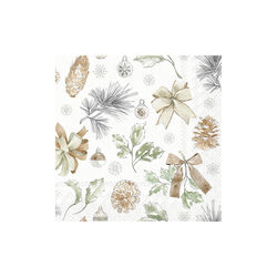 Lunsjserviett, enkel sesong allover krem, Vinding