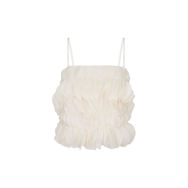 Aiko top, cream, HUNK&Oslash;N