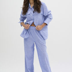 SkyeMW Shirt, delft blue striped, My Essential Wardrobe