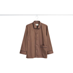 Outline pyjamasskjorte L/S, milk chocolate, HAY