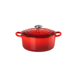 Signature rund gryte &Oslash; 24 cm, cerise, Le Creuset