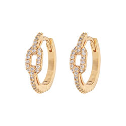 Small chain hoops, Emilia by Bon Dep