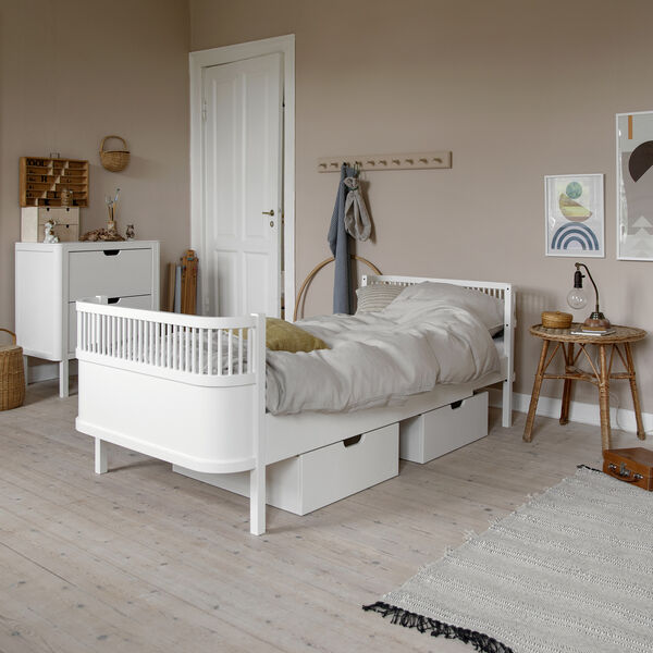 Sebra Sengeskuff, classic white, Sebra