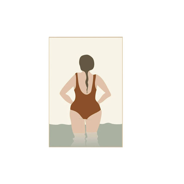 Woman and sea plakat, ViSSEVASSE