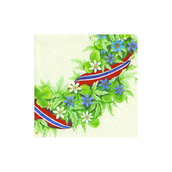 Lunsjserviett 17. Mai, creme, Vinding