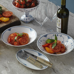 Musselmalt Halvblonde dyp tallerken, Royal Copenhagen