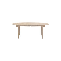 CH338 Dining Table, white oiled oak, Carl Hansen & S&oslash;n