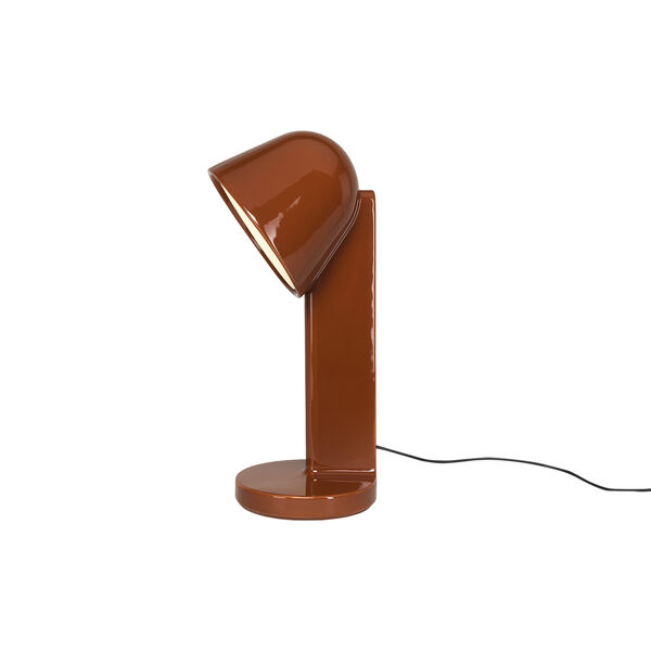 C&eacute;ramique Down Table Lamp, rust red, Flos
